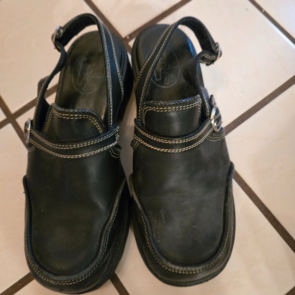 Fluevog Slingback Platform Mules. Size 7. $80